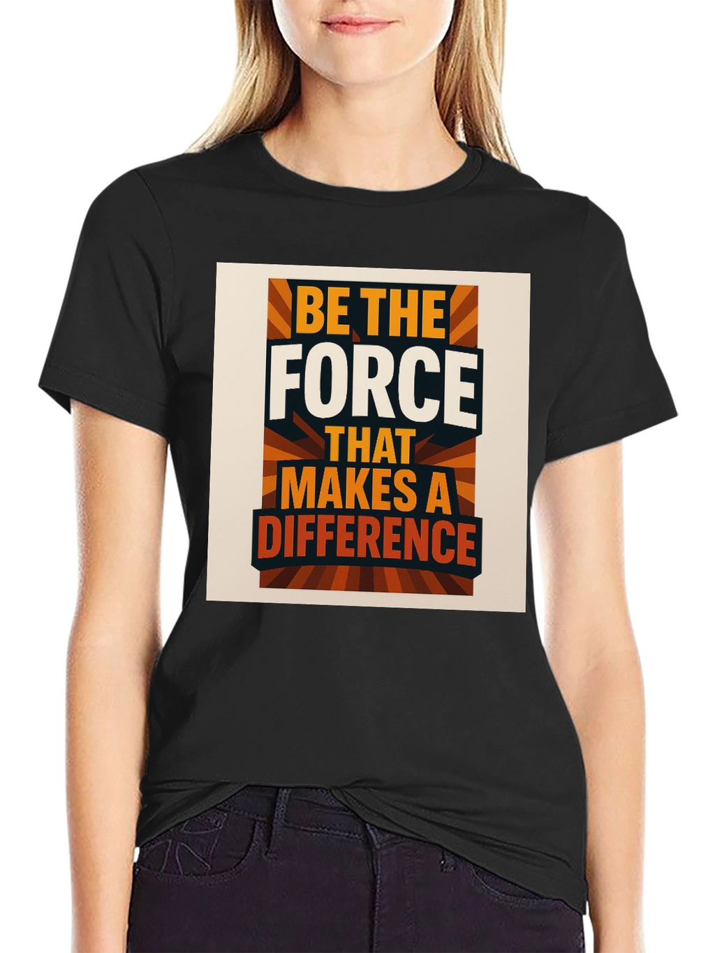 Be The Force T-Shirt Motivational Graphic Tee