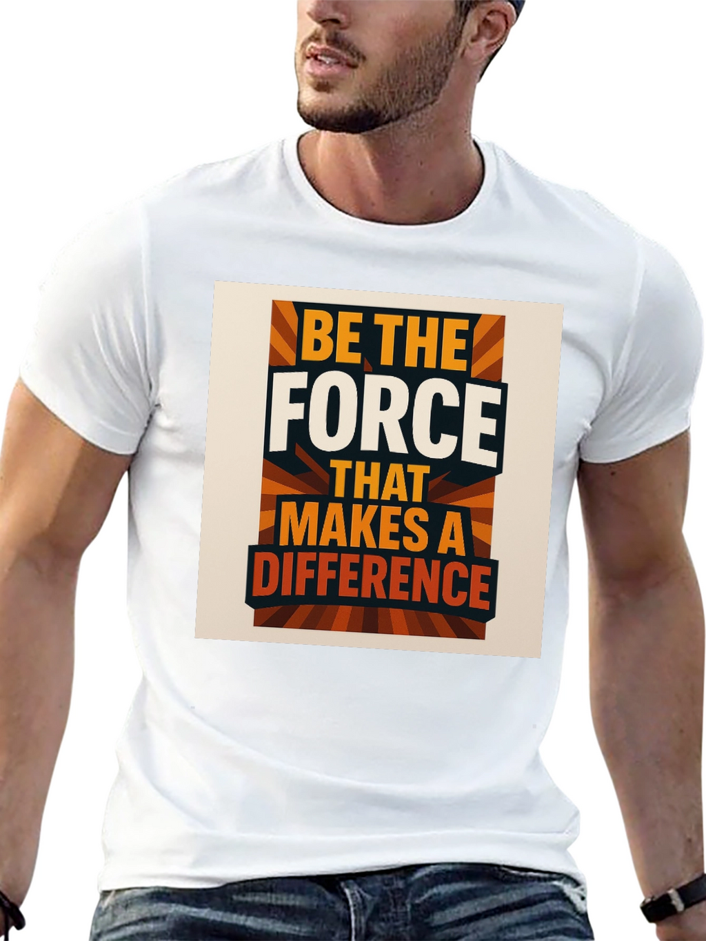 Be The Force T-Shirt Motivational Graphic Tee