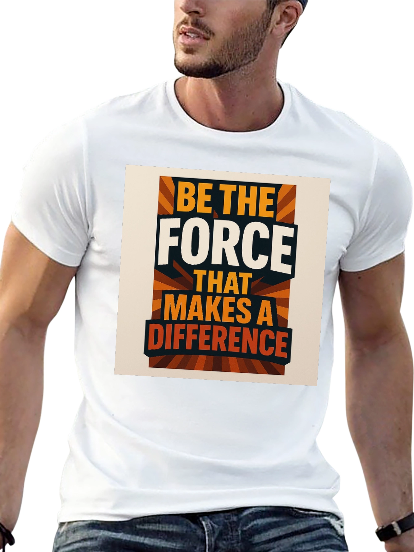 Be The Force T-Shirt Motivational Graphic Tee