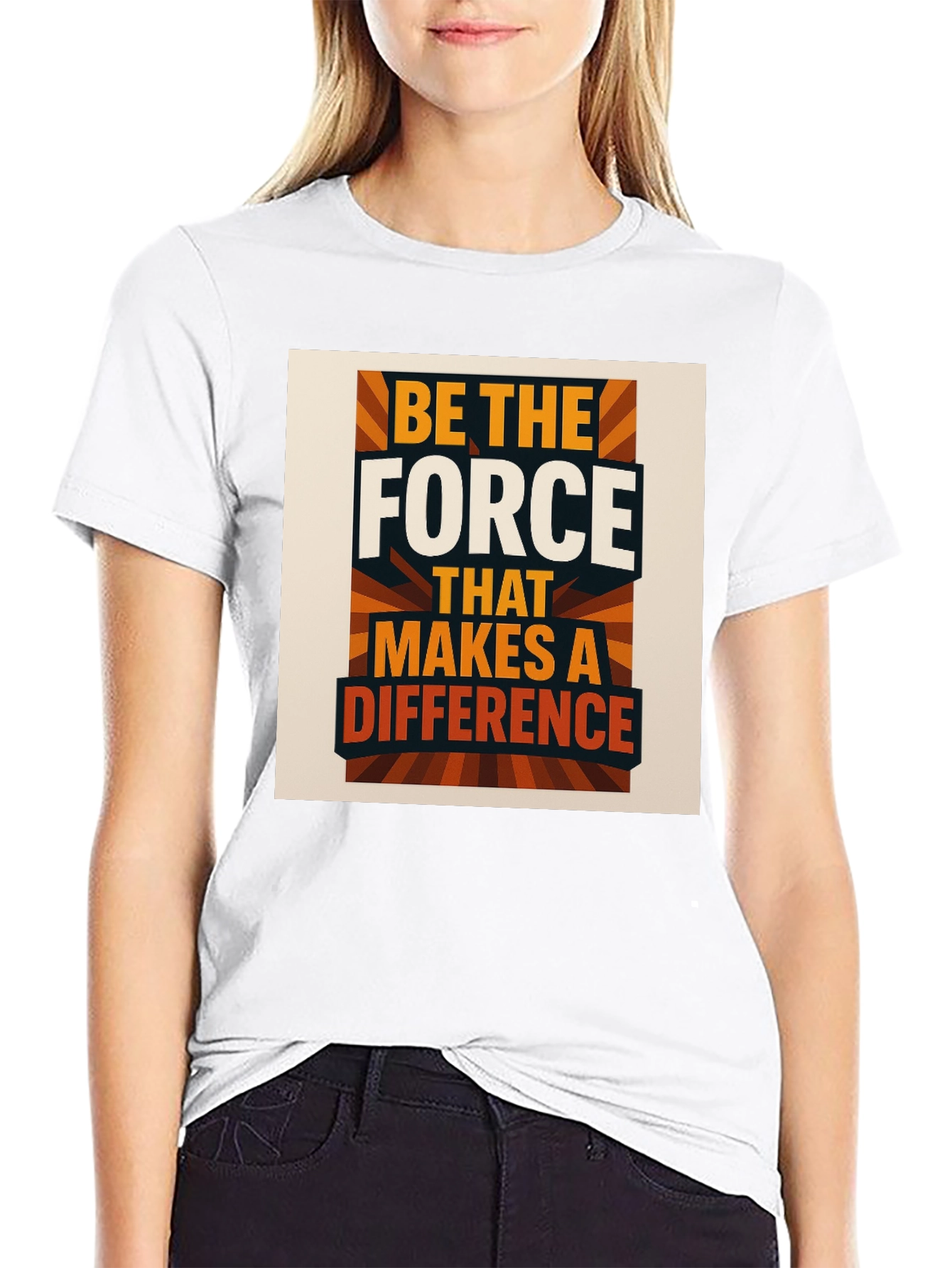 Be The Force T-Shirt Motivational Graphic Tee