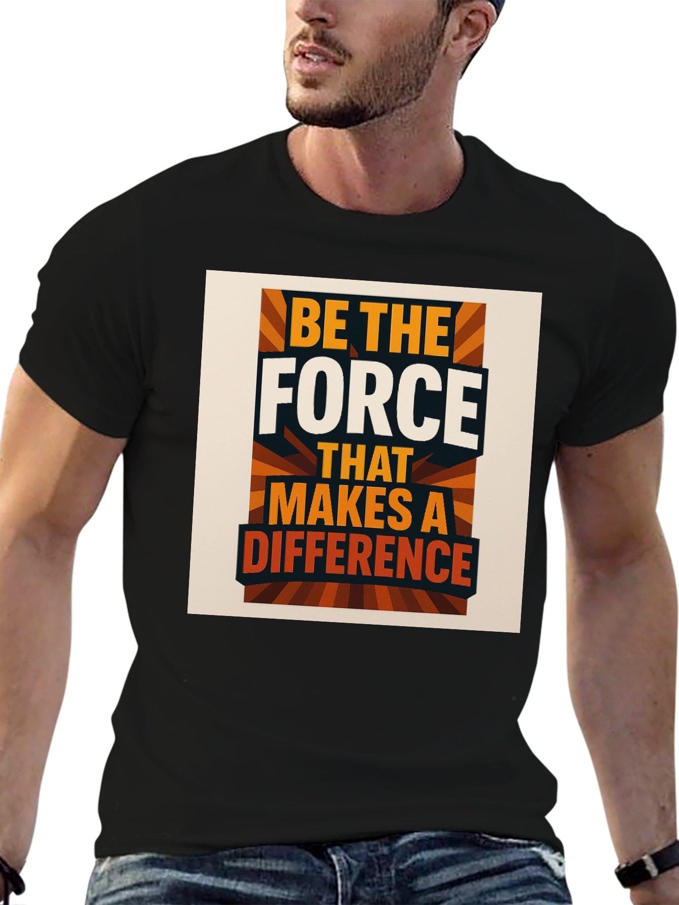 Be The Force T-Shirt Motivational Graphic Tee