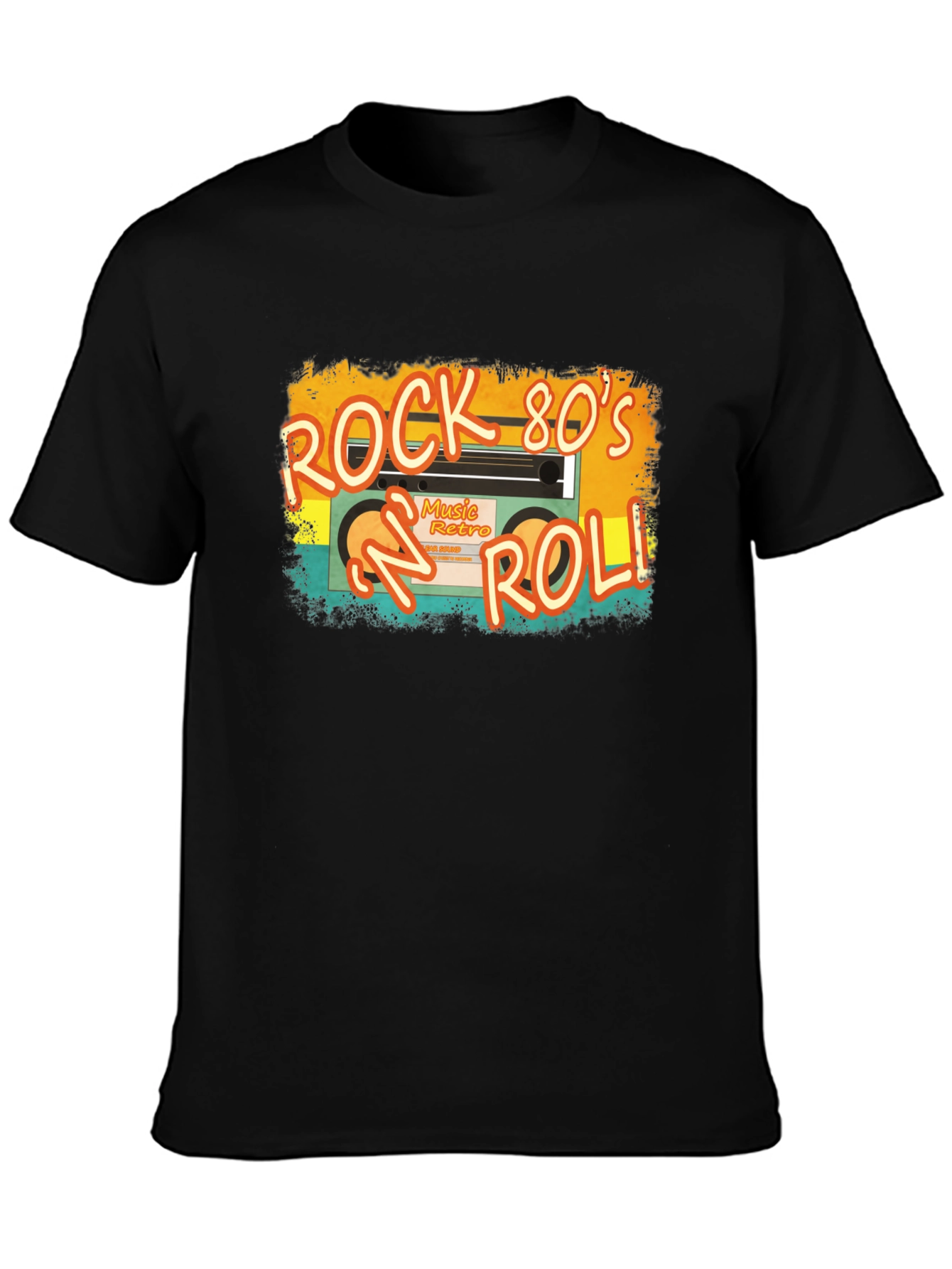 Rock 80s N Roll Retro Music T-Shirt