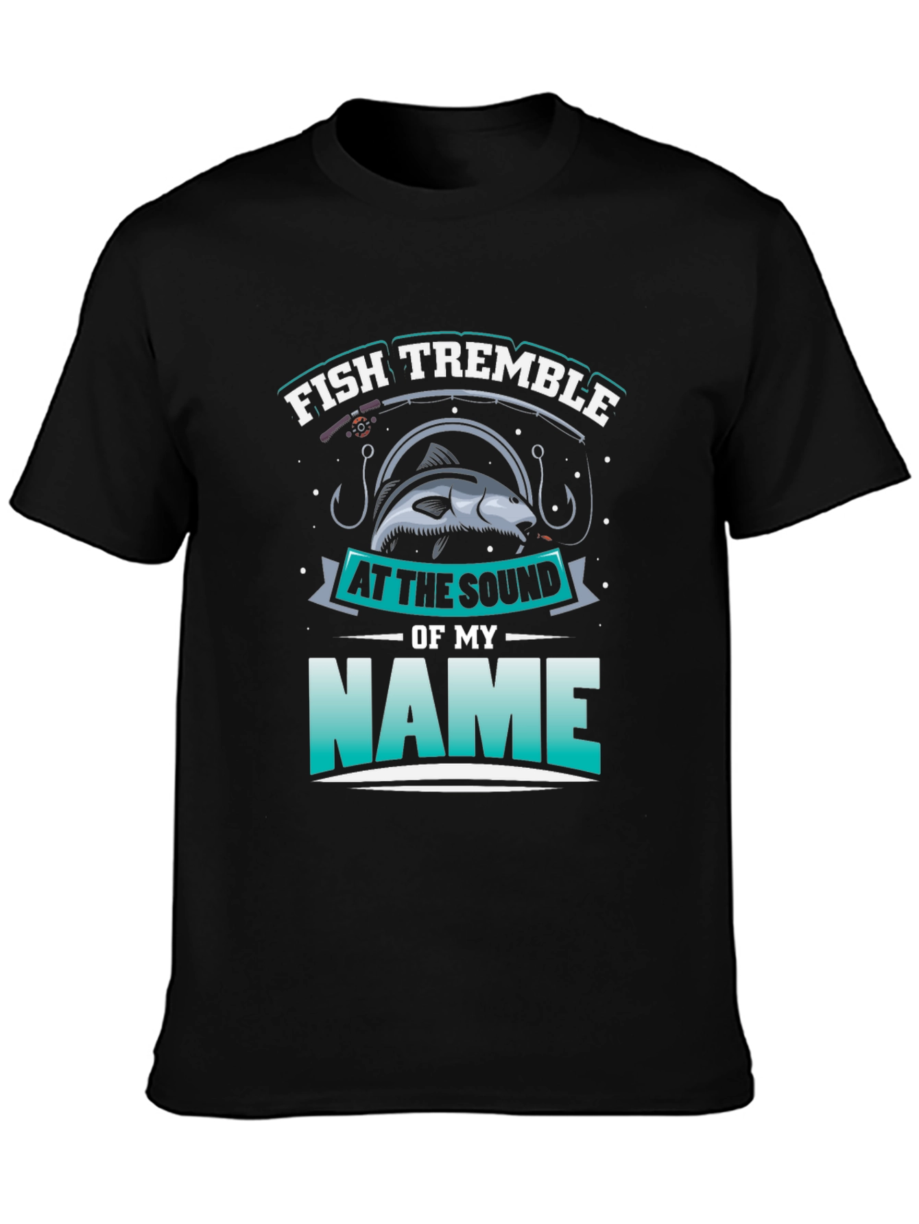 Fish Tremble Graphic T-Shirt