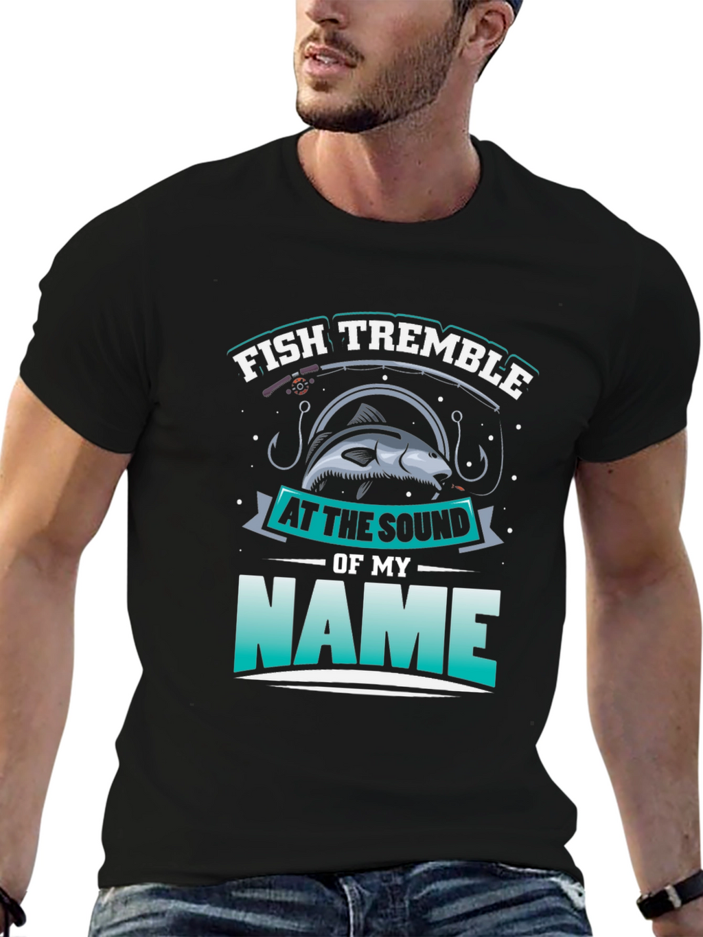 Fish Tremble Graphic T-Shirt
