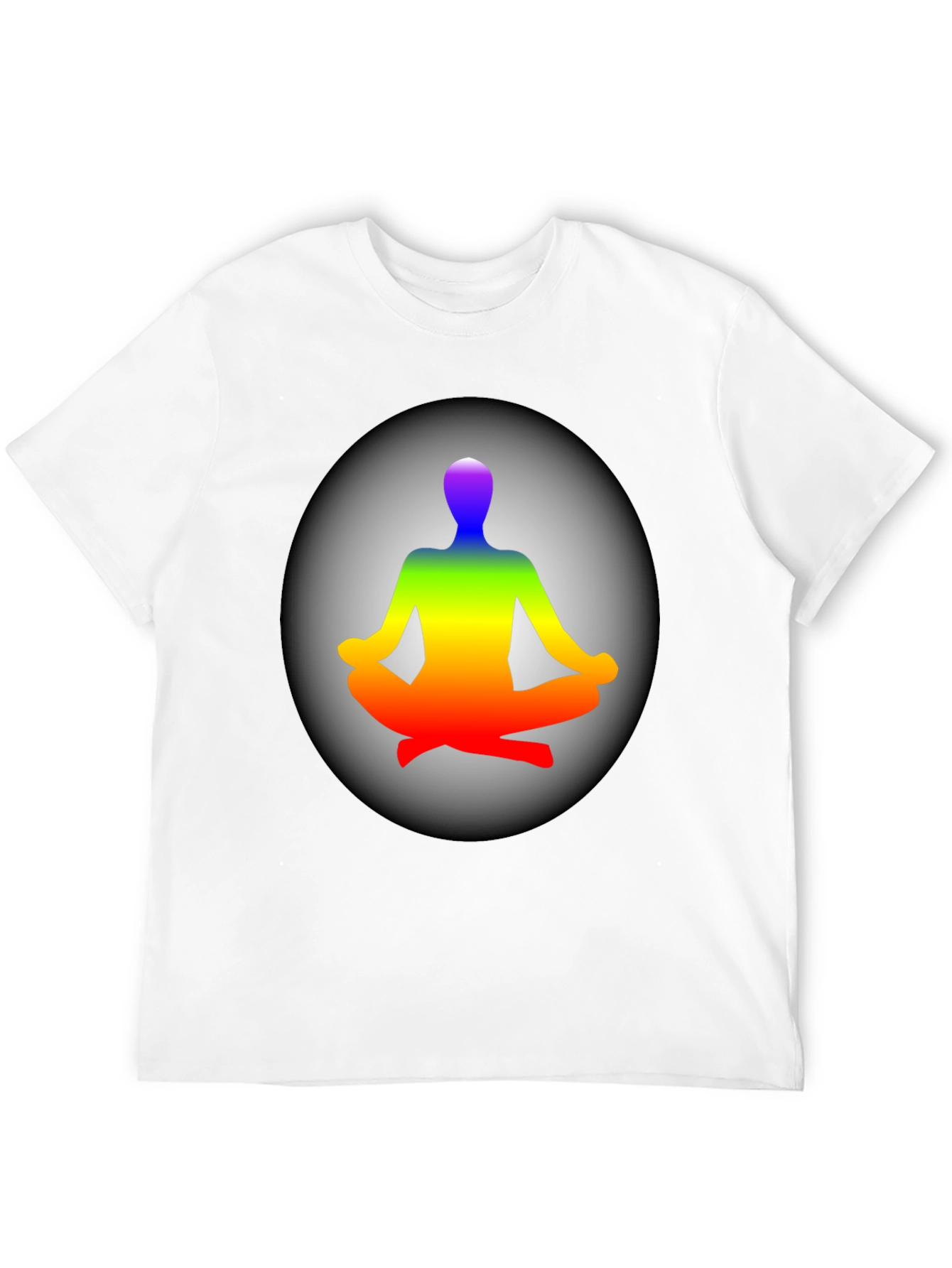 Rainbow Meditation T-Shirt - Zen Style