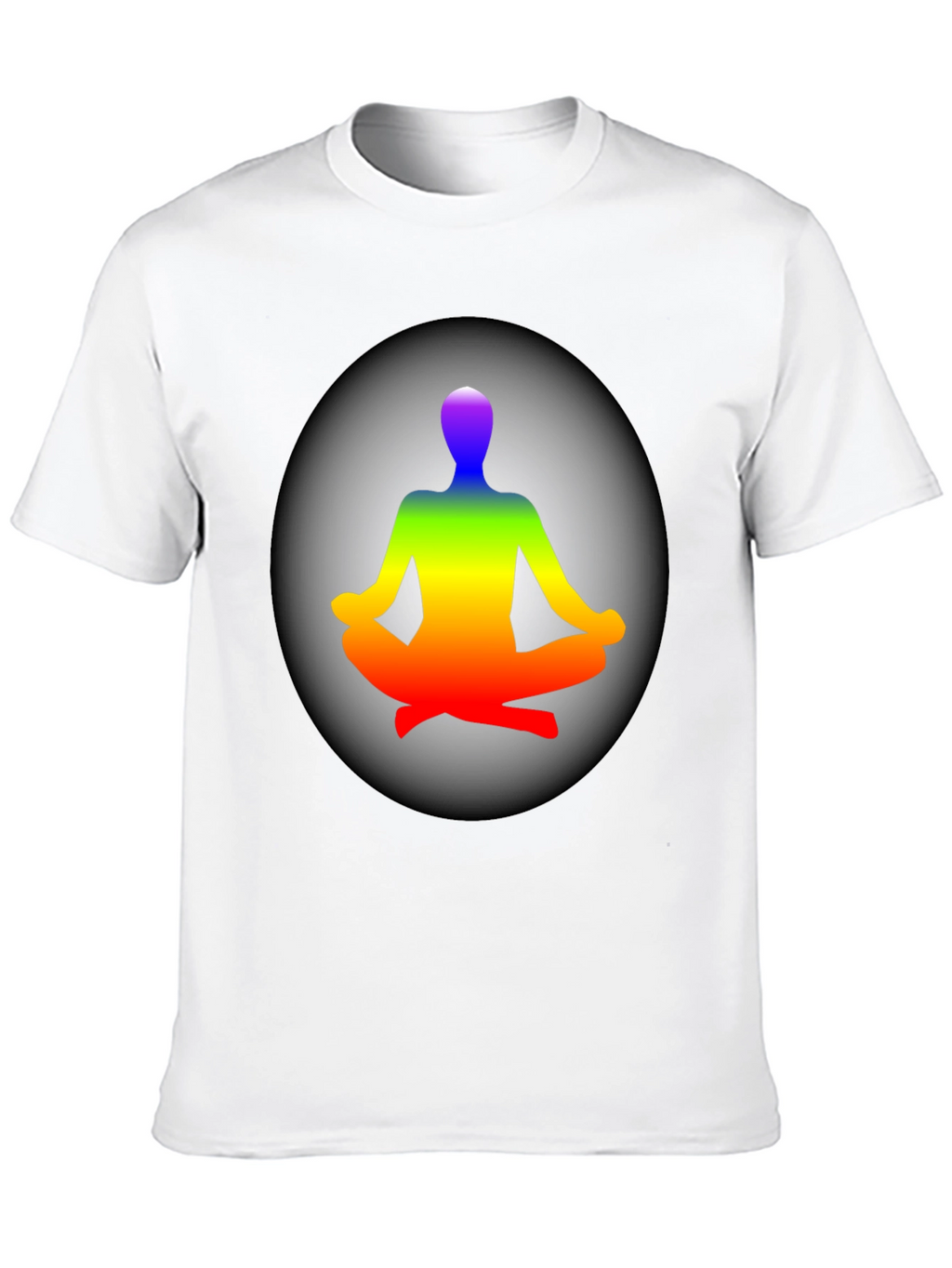 Rainbow Meditation T-Shirt - Zen Style
