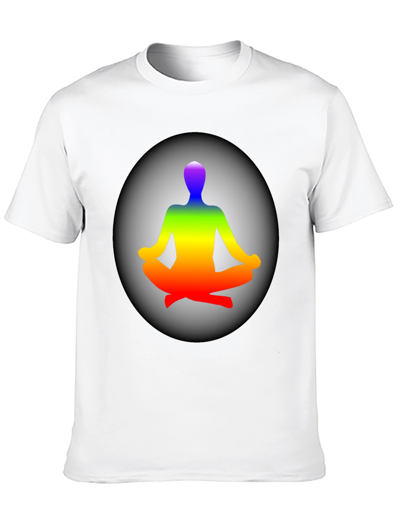 Rainbow Meditation T-Shirt - Zen Style