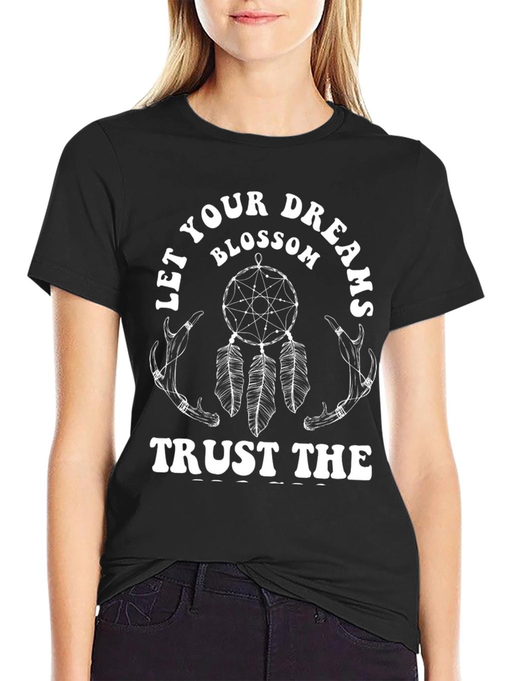 Dream Blossom Graphic Tee - Trust the Dreams T-Shirt