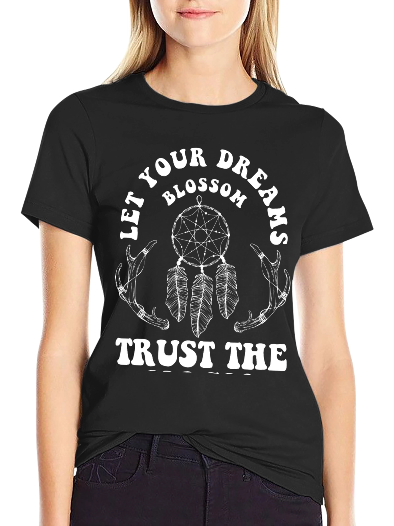 Dream Blossom Graphic Tee - Trust the Dreams T-Shirt