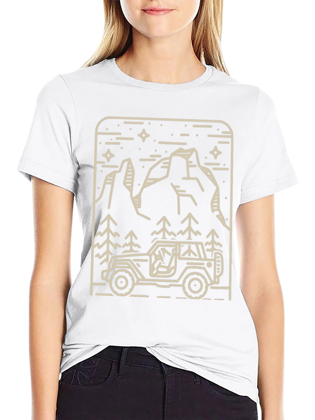 Off-Road Adventure Graphic Tee - Black
