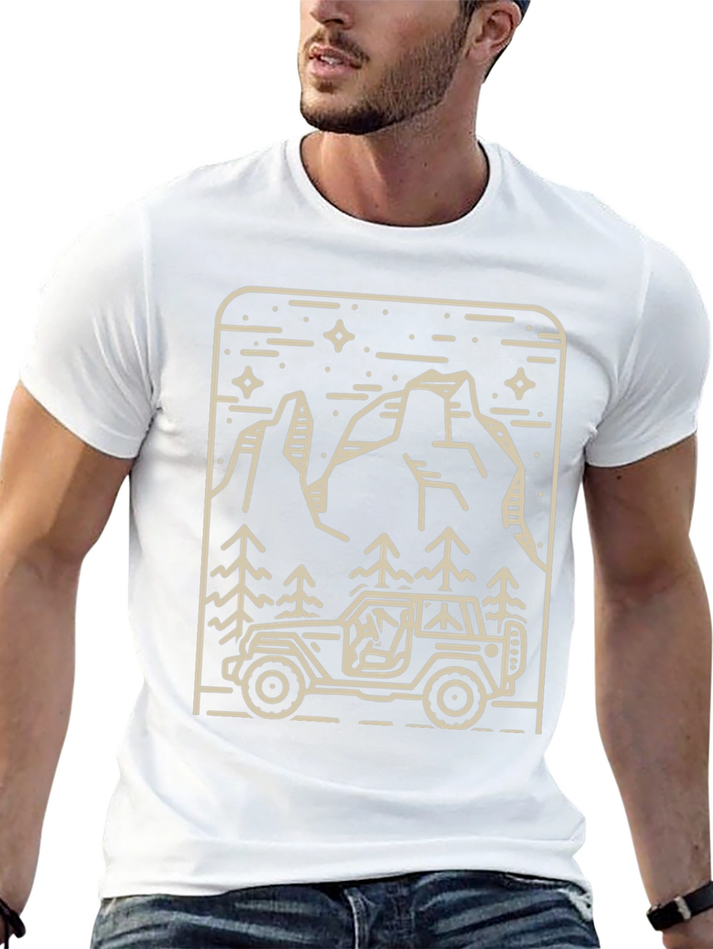 Off-Road Adventure Graphic Tee - Black