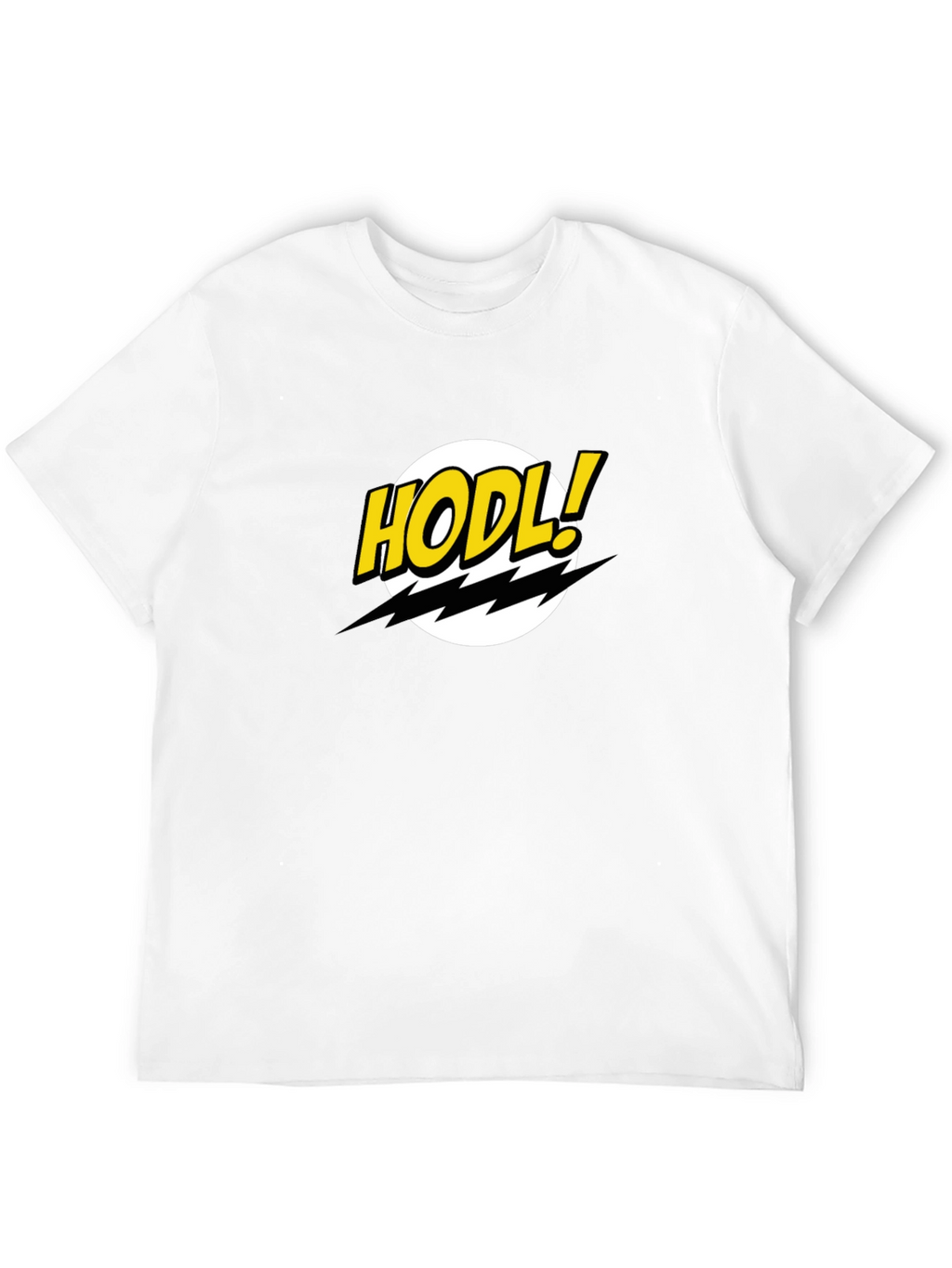 HODL Comic Style Crypto T-Shirt - Black