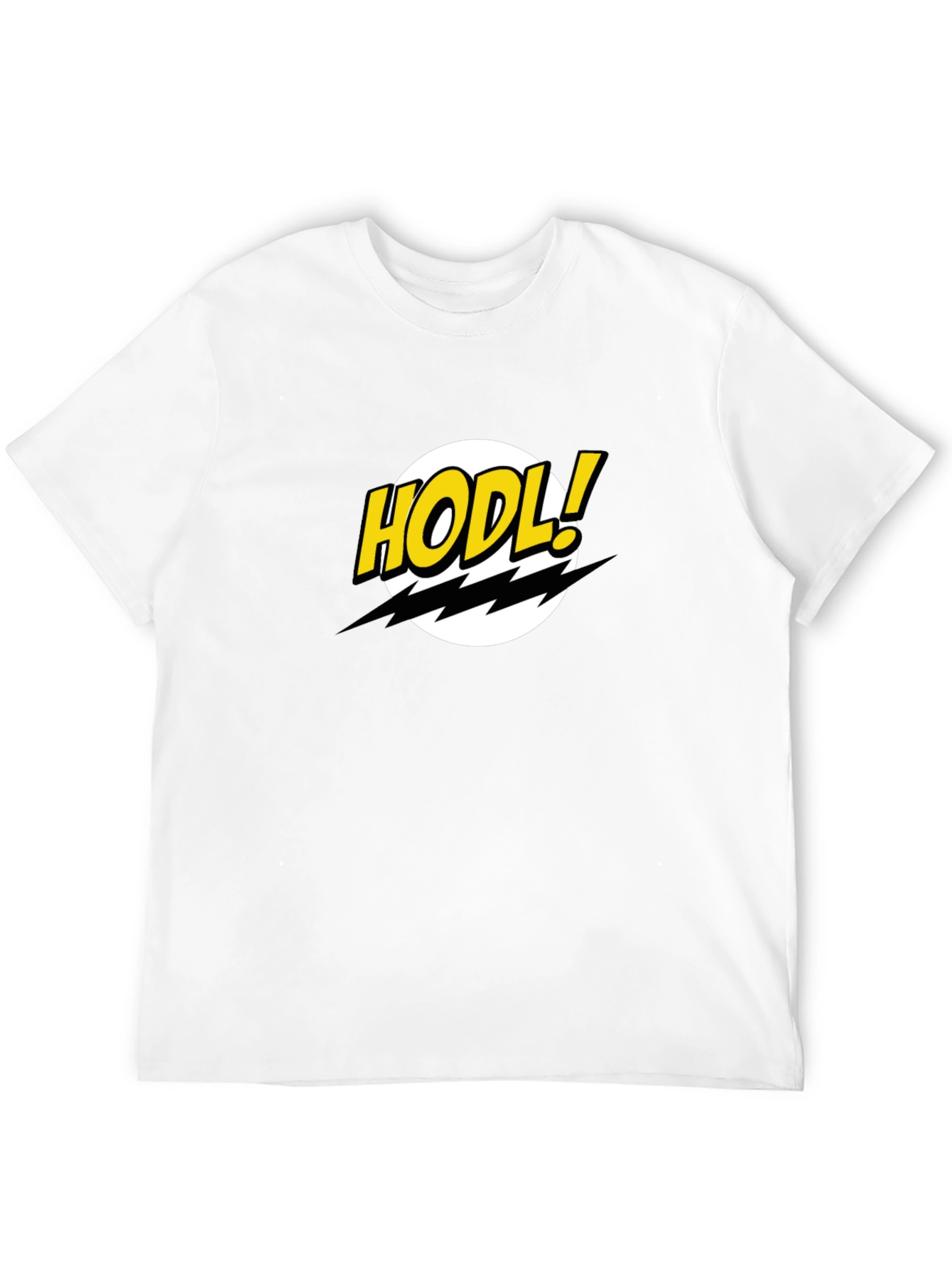HODL Comic Style Crypto T-Shirt - Black