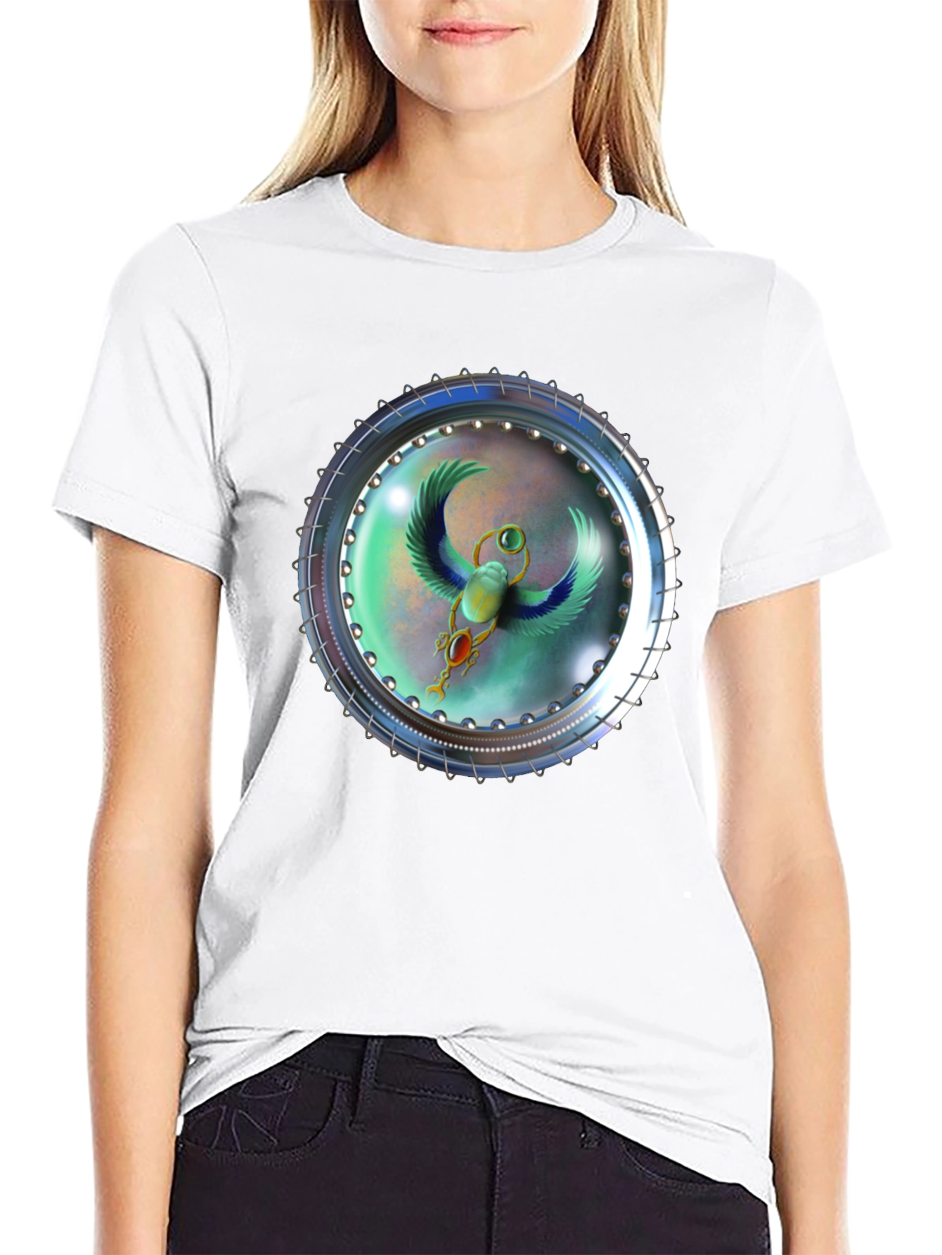 Egyptian Scarab Beetle T-Shirt