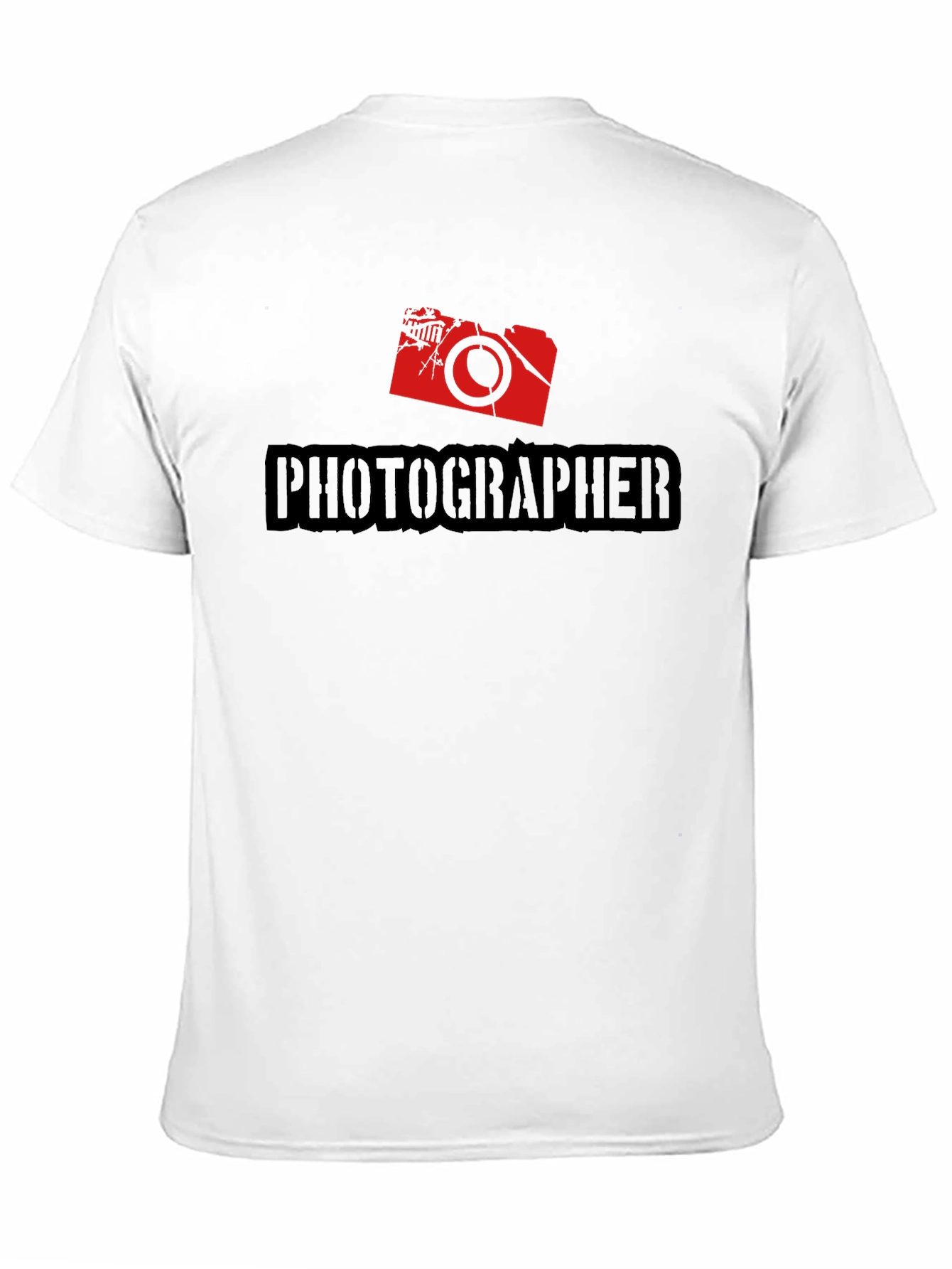 Photographer Black T-Shirt Camera Graphic Tee