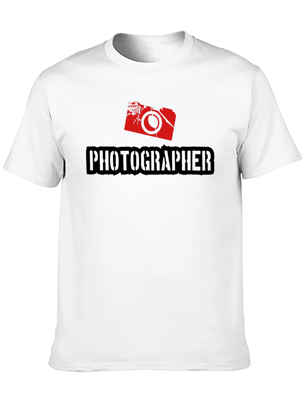 Photographer Black T-Shirt Camera Graphic Tee