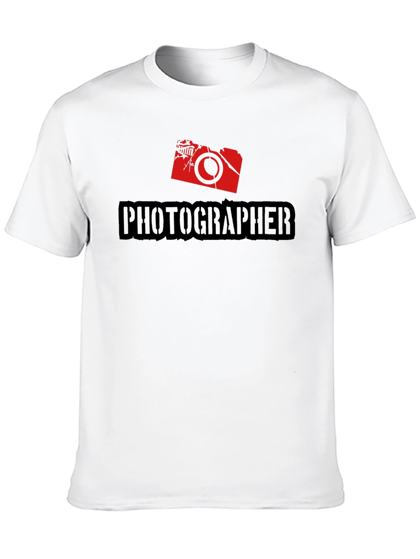 Photographer Black T-Shirt Camera Graphic Tee