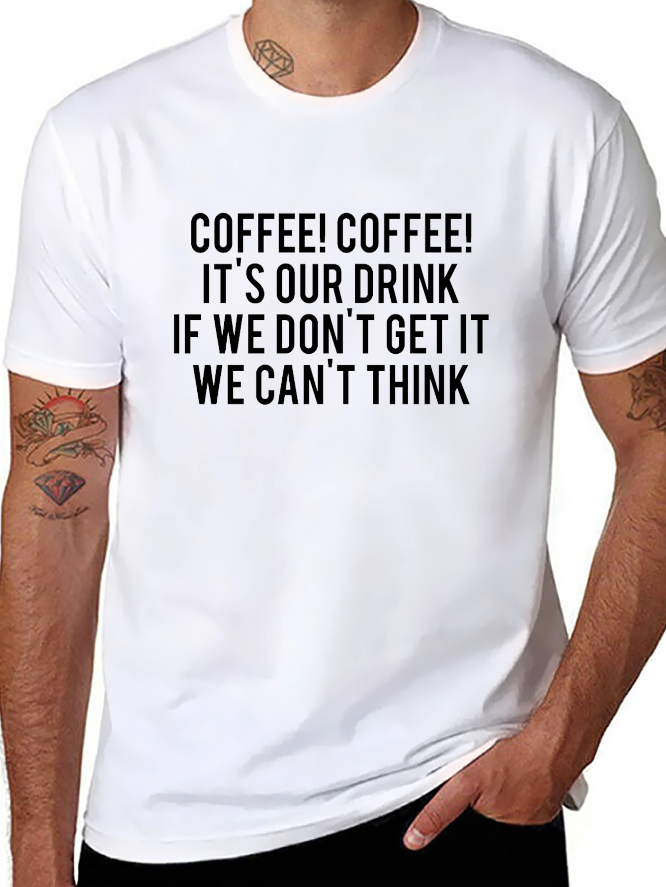 Coffee T-Shirt - Coffee! Coffee! Its Our Drink...