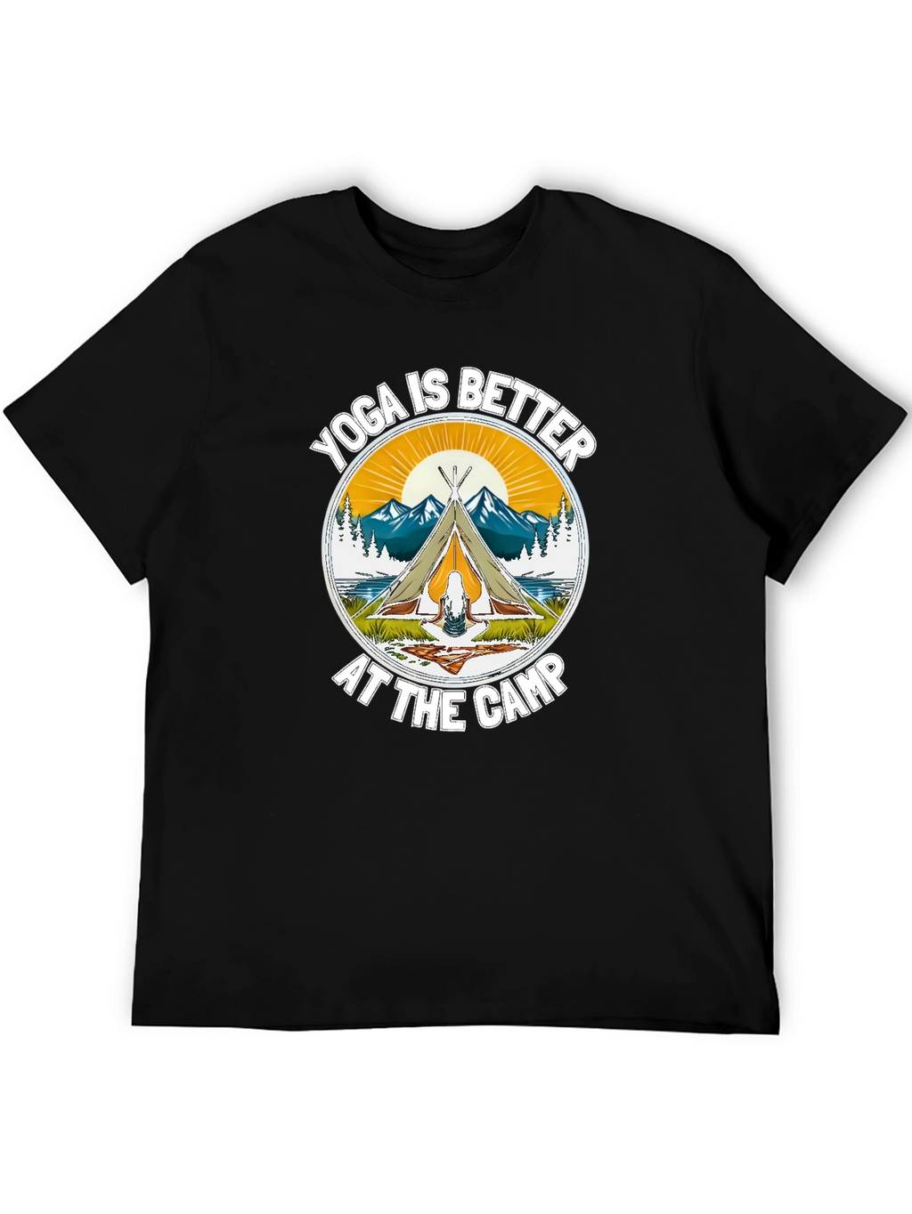 Yoga Camp T-Shirt - Outdoor Adventure Tee