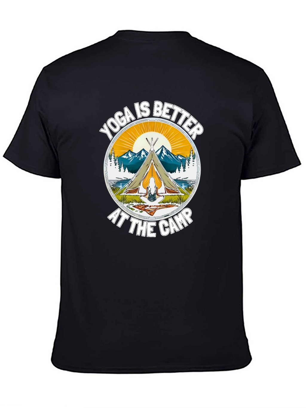 Yoga Camp T-Shirt - Outdoor Adventure Tee