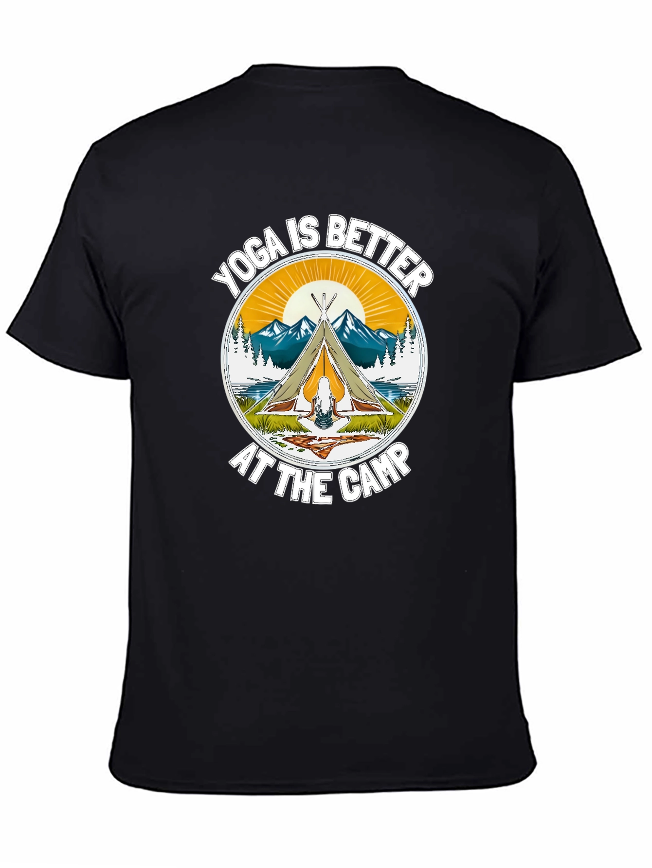 Yoga Camp T-Shirt - Outdoor Adventure Tee