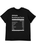 Athlete Nutritional Facts T-Shirt - Multitasking Genius