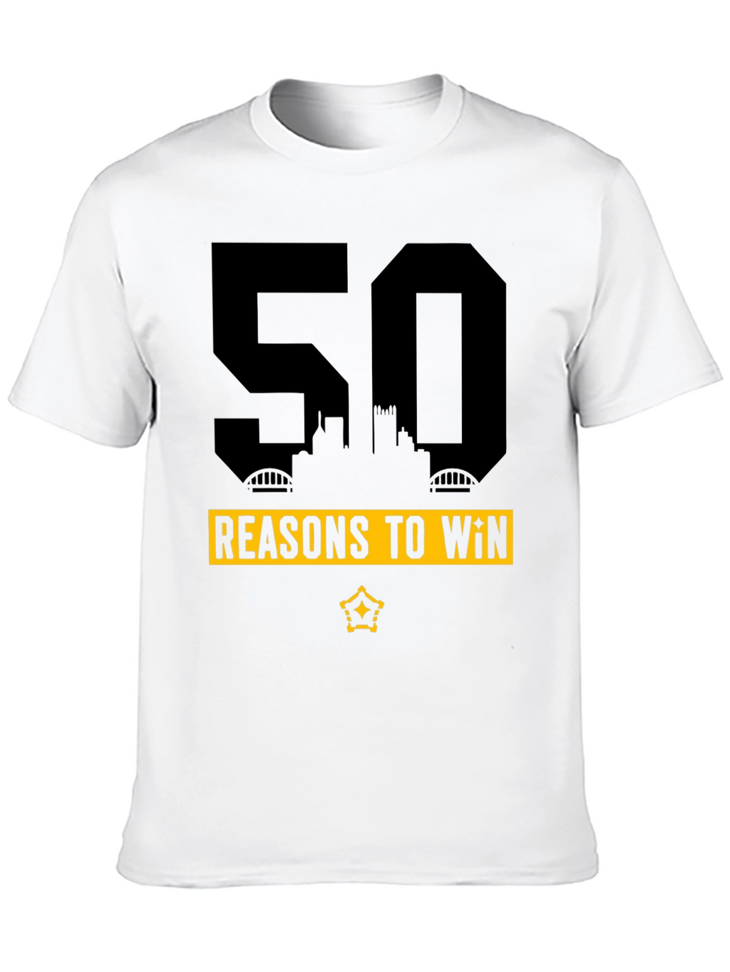 50 Reasons To Win Graphic Tee - Black