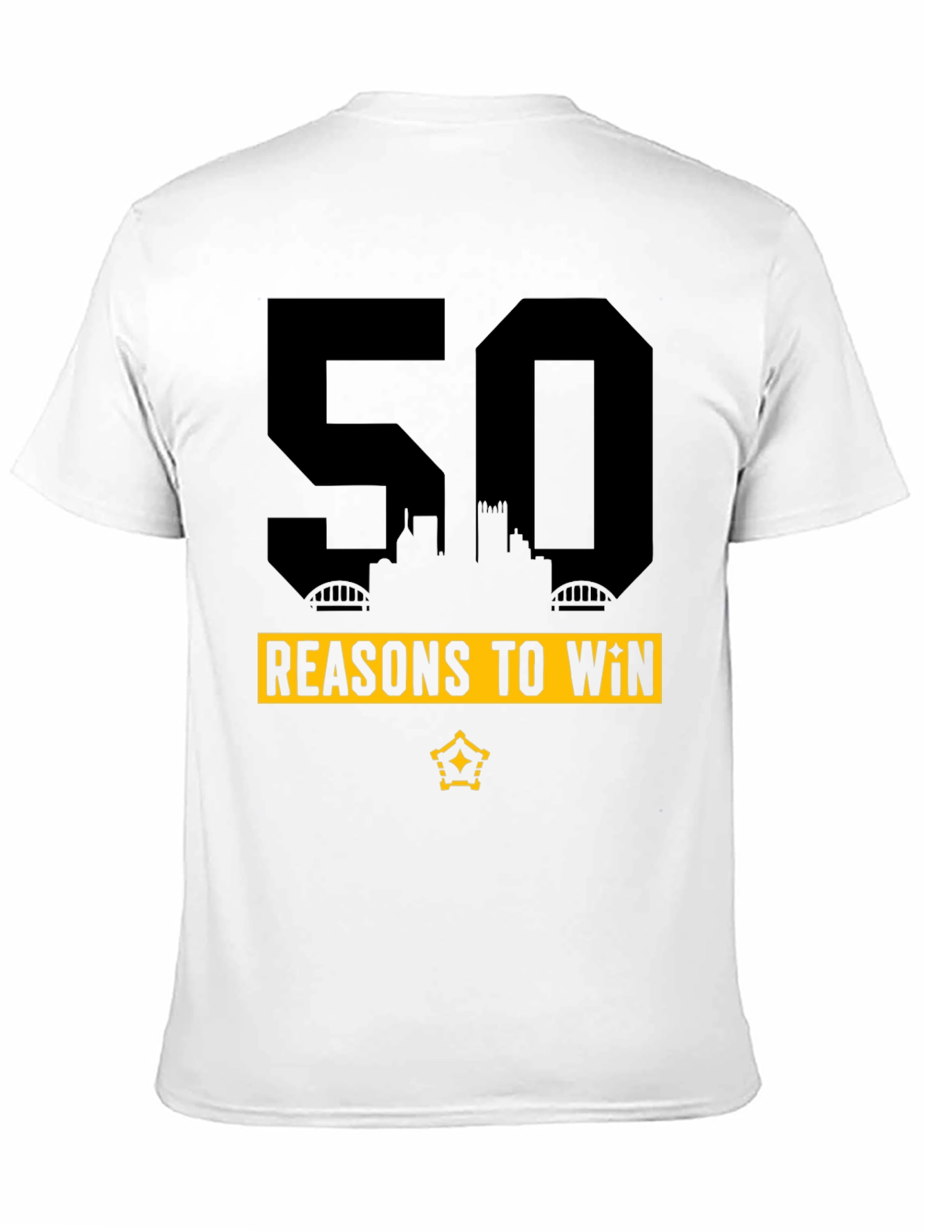 50 Reasons To Win Graphic Tee - Black