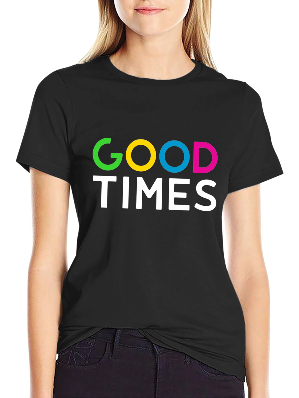 Good Times Graphic T-Shirt - Black