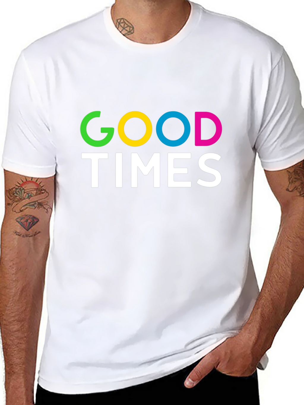 Good Times Graphic T-Shirt - Black