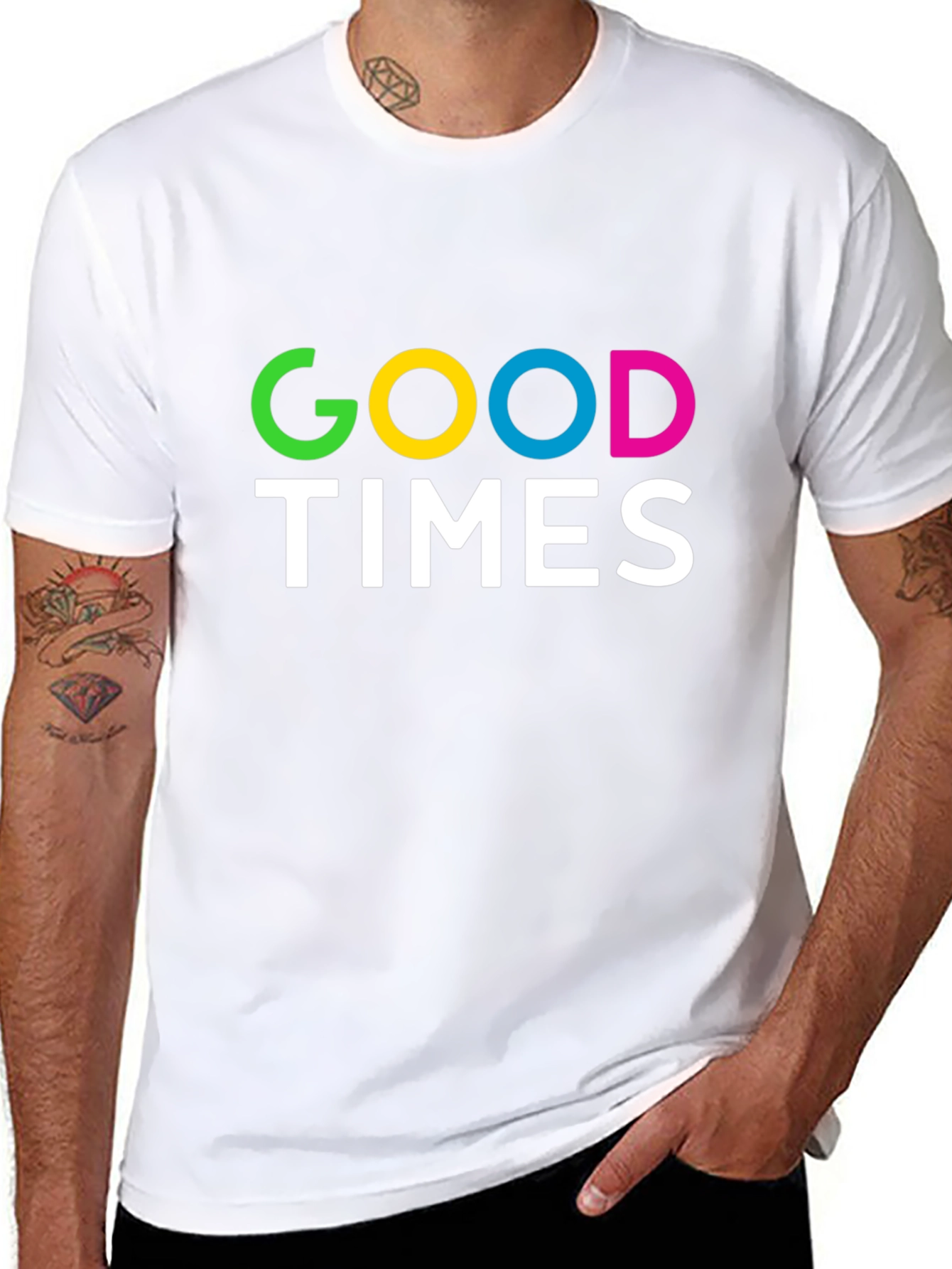 Good Times Graphic T-Shirt - Black