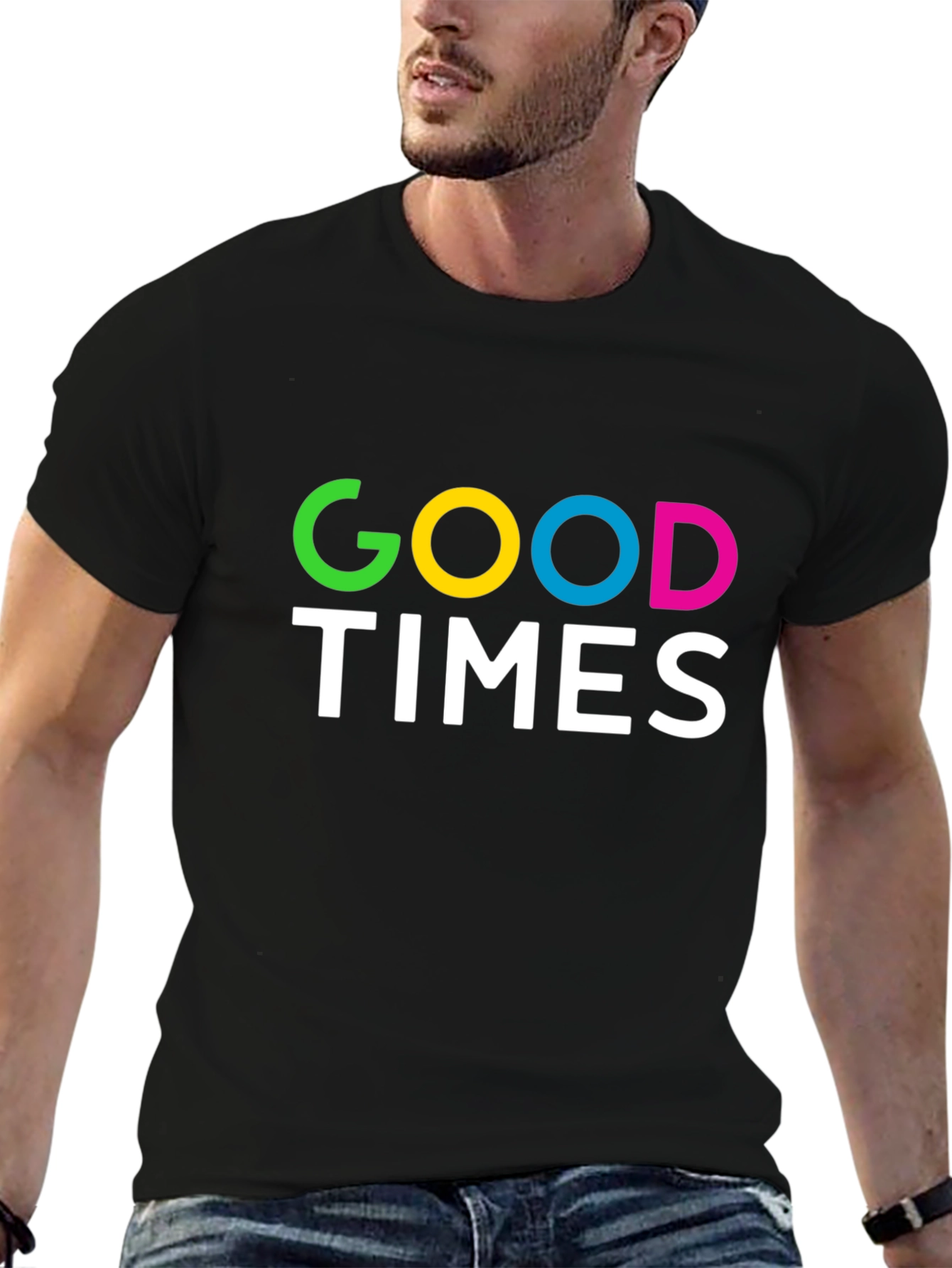 Good Times Graphic T-Shirt - Black