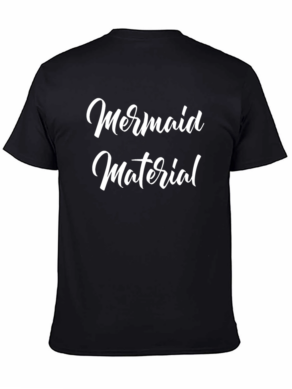 Mermaid Material Black T-Shirt
