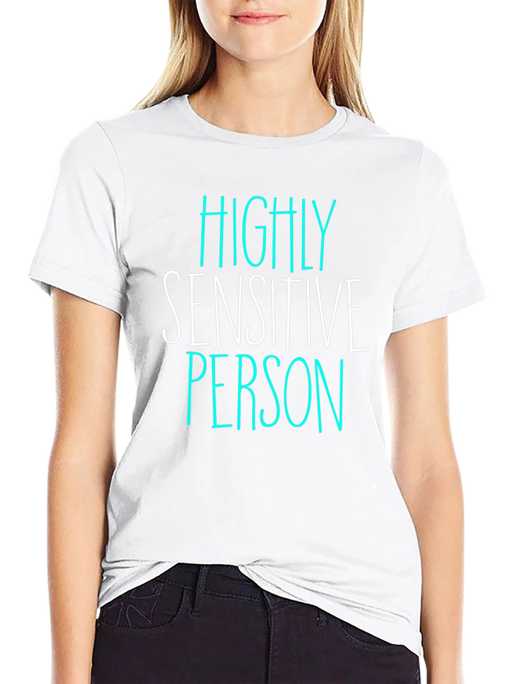 Highly Sensitive Person T-Shirt - Black Graphic Tee