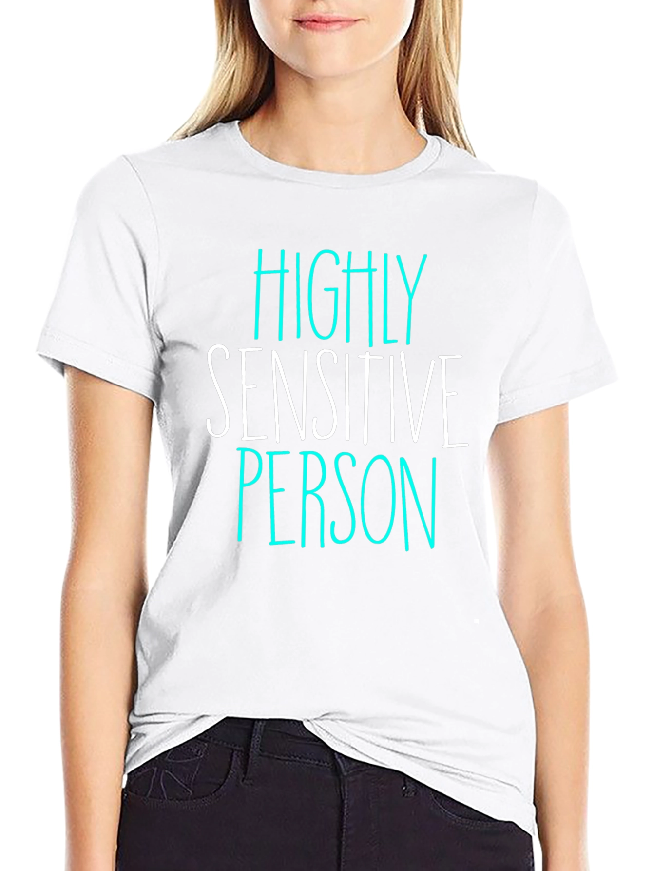 Highly Sensitive Person T-Shirt - Black Graphic Tee