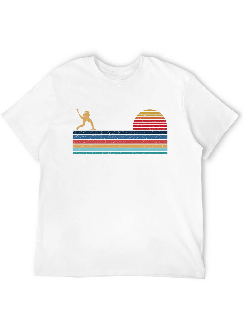 Retro Baseball Sunset Graphic Tee