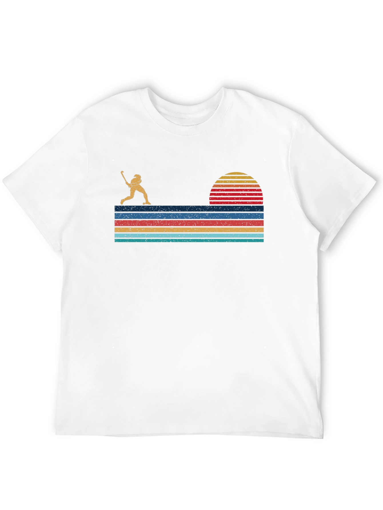 Retro Baseball Sunset Graphic Tee