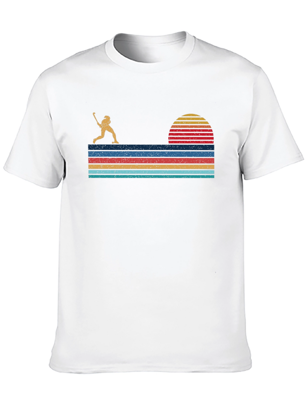 Retro Baseball Sunset Graphic Tee