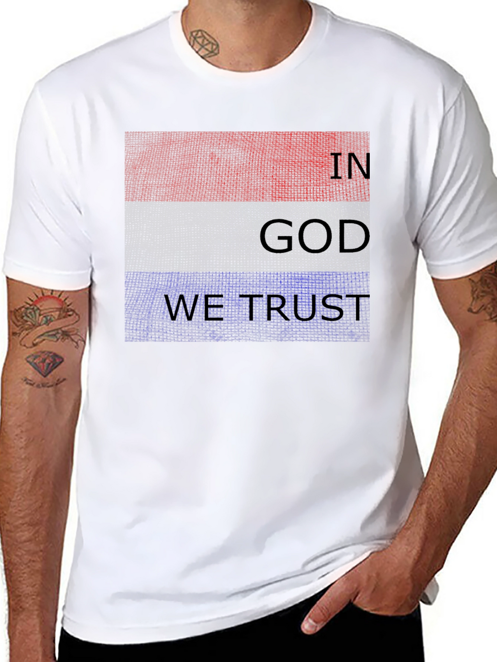 Patriotic In God We Trust Graphic Tee