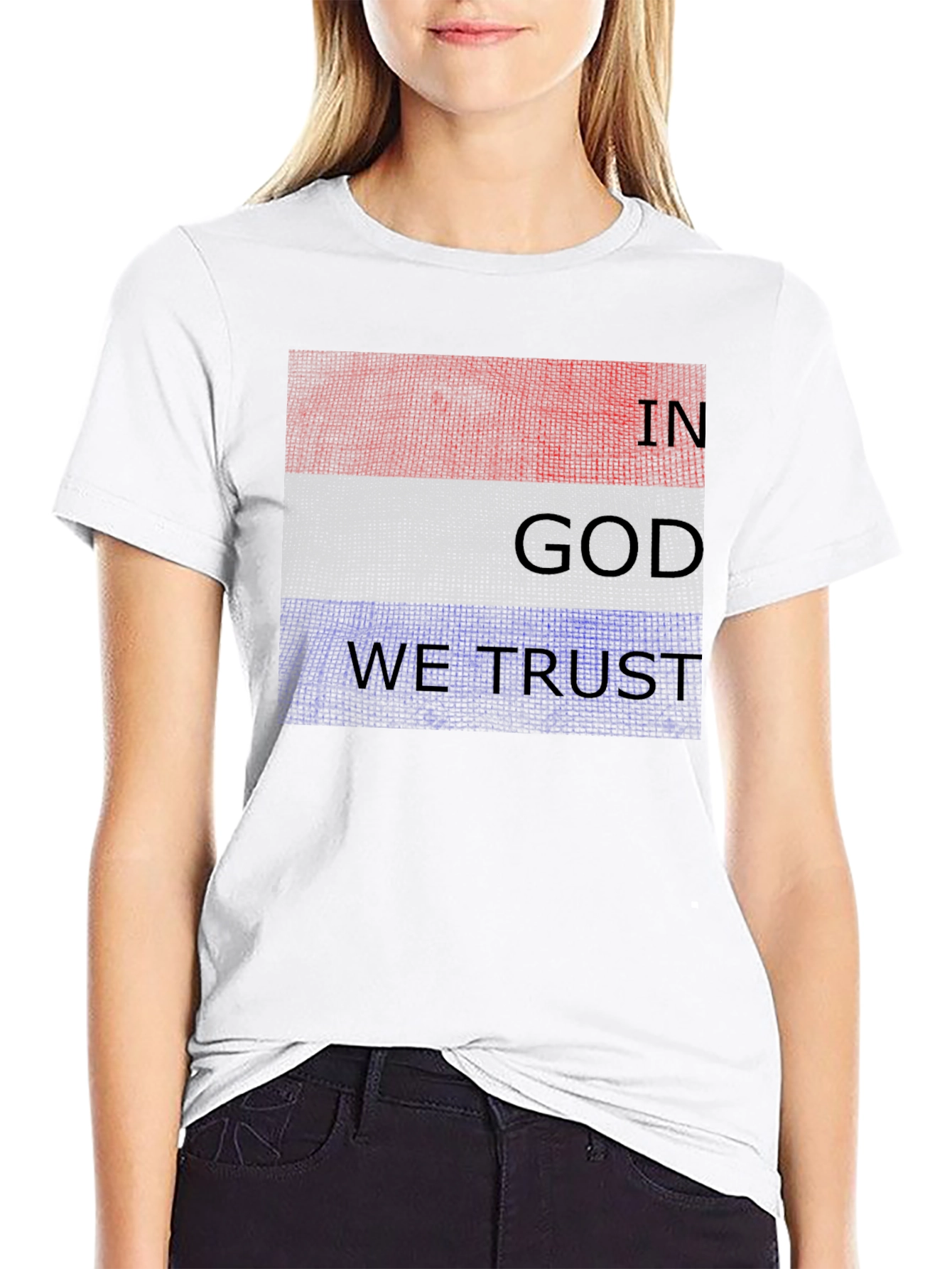 Patriotic In God We Trust Graphic Tee