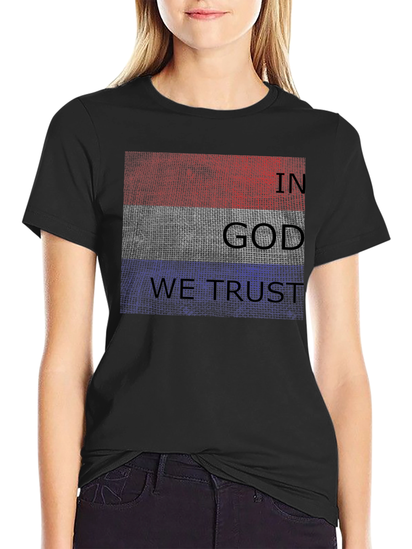 Patriotic In God We Trust Graphic Tee