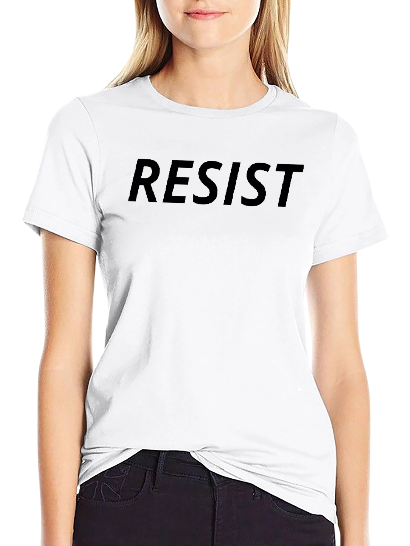 Resist Graphic Tee - Mens Black Activism Shirt