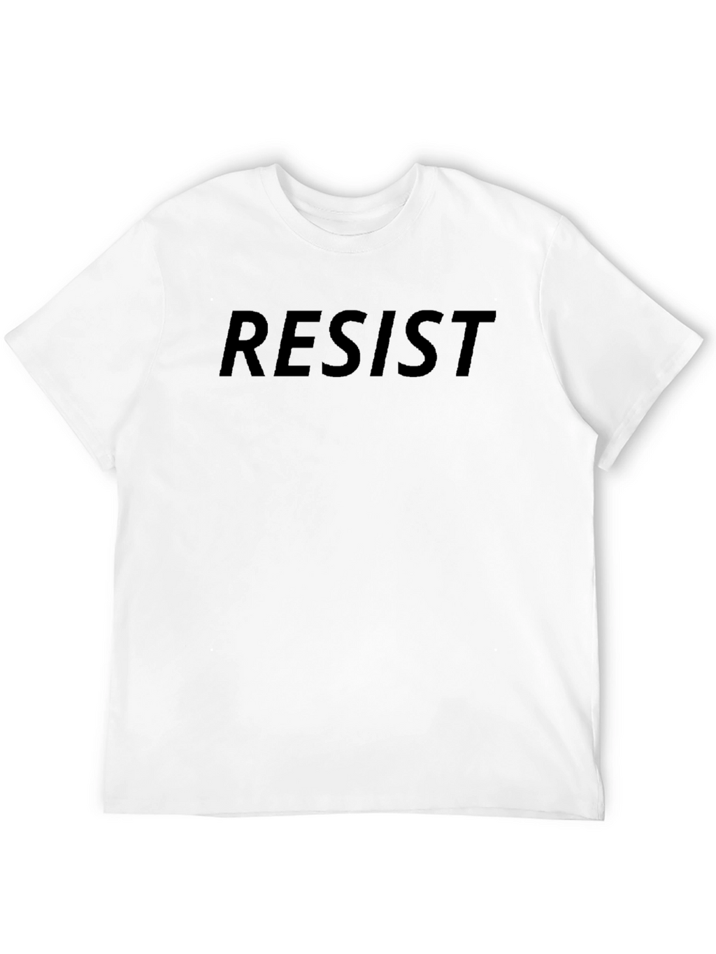 Resist Graphic Tee - Mens Black Activism Shirt