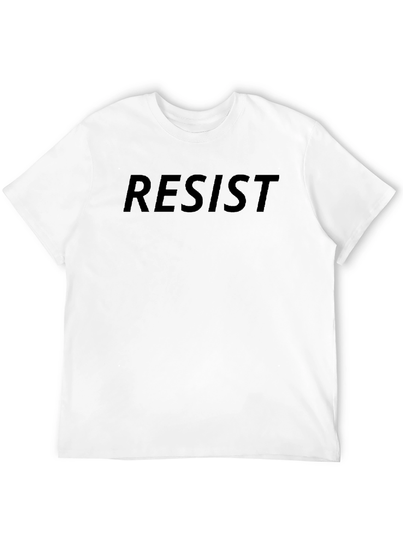 Resist Graphic Tee - Mens Black Activism Shirt