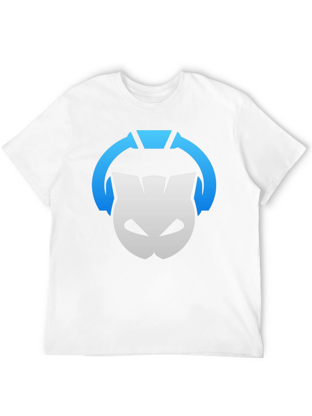 DJ Cat Headphones Black T-Shirt - Music Lover Tee