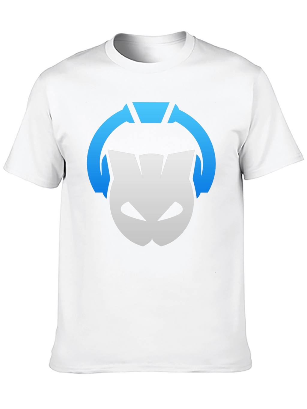 DJ Cat Headphones Black T-Shirt - Music Lover Tee