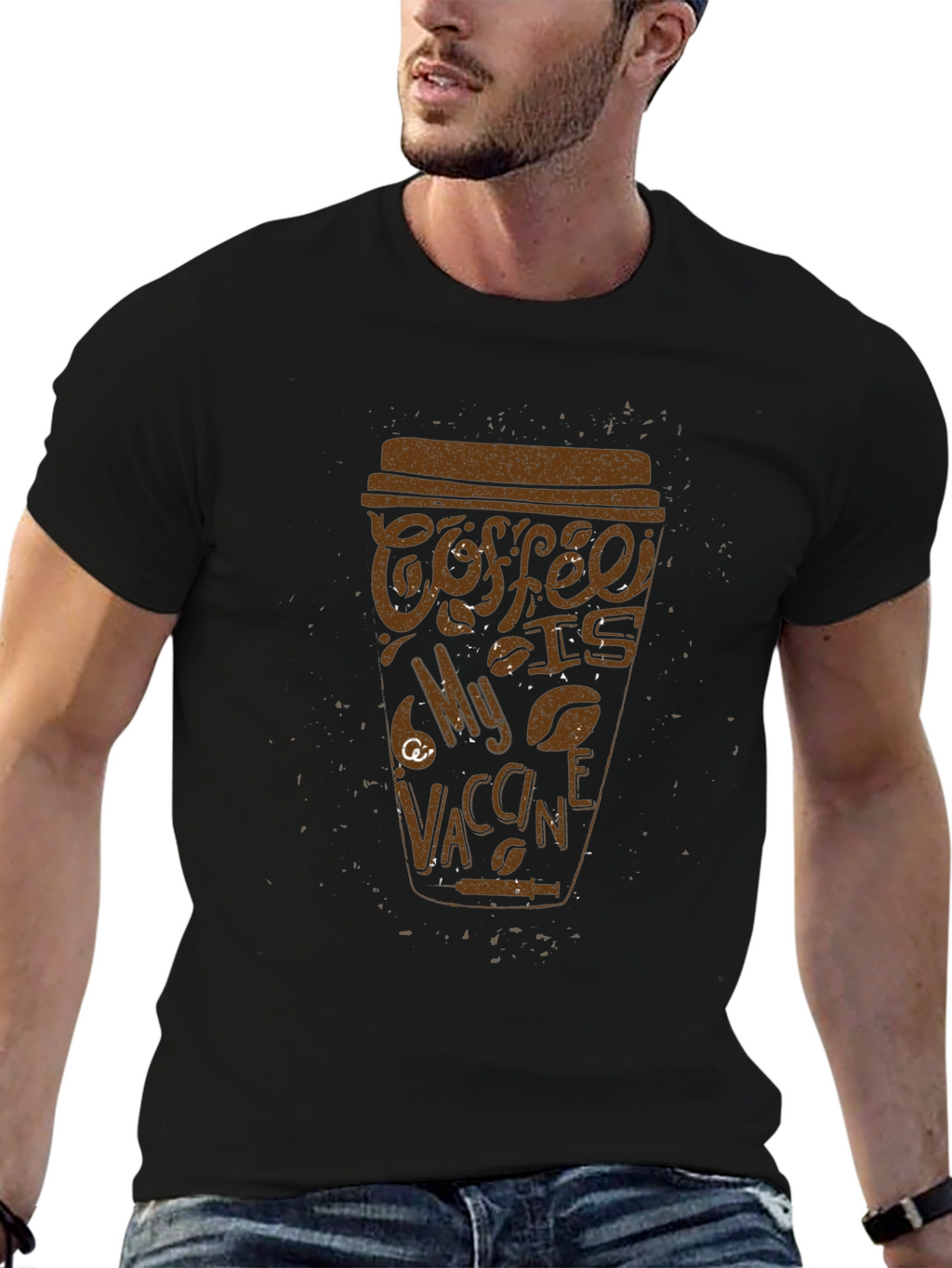 Coffee is My Vaccine Graphic Tee