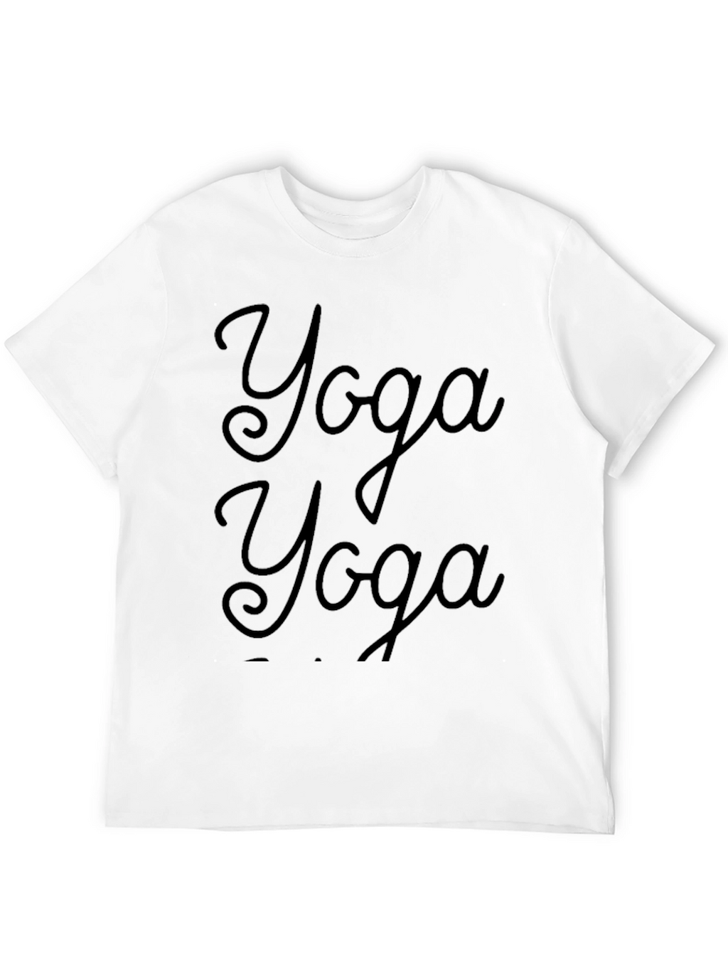 Yoga Graphic Black T-Shirt | Relaxed Fit