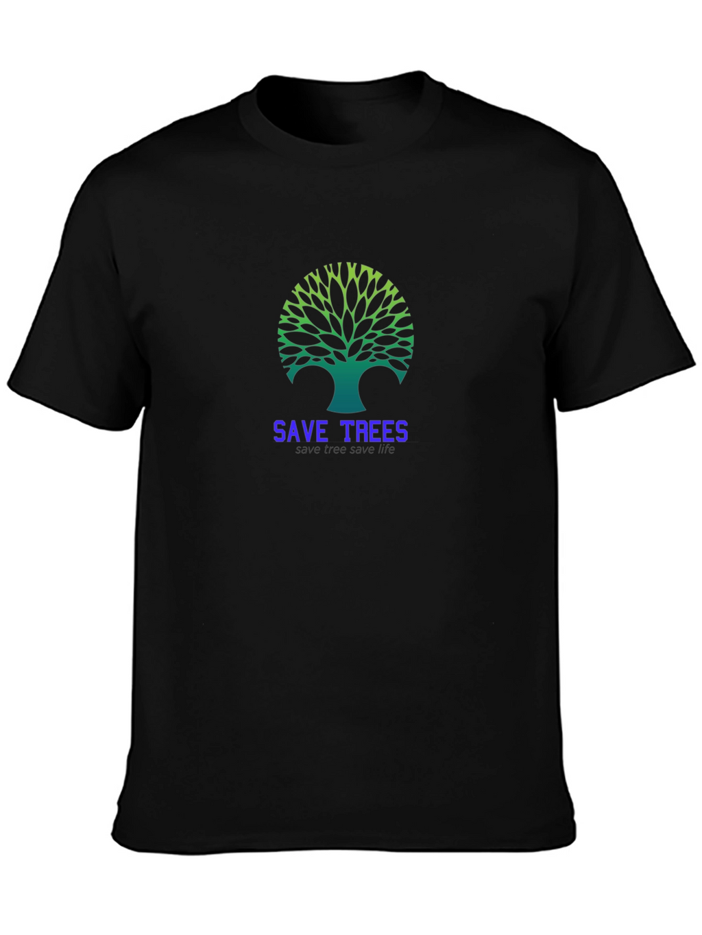 Save Trees Graphic Tee - Earth-Friendly Fashion
