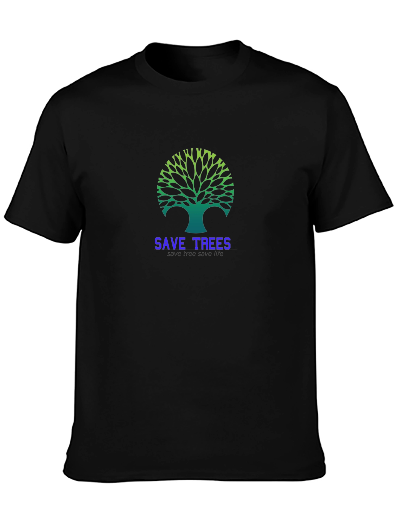 Save Trees Graphic Tee - Earth-Friendly Fashion